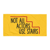 beach towel Not All Actors Use Stairs acting actress Hollywood ableism disability rights inclusion wheelchair inclusive disabilities