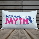 Normal is a Myth (Unicorn) Pillow 20x12 or 18x18