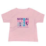 baby shirt normal is a myth mermaid unicorn peer pressure popularity disability special needs awareness inclusivity acceptance