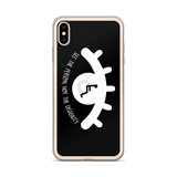 See the Person, Not the Disability (Eyelash Design) Black iPhone Case