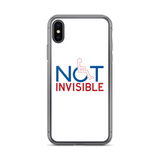 Not Invisible (White iPhone Case)