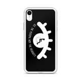 See the Person, Not the Disability (Eyelash Design) Black iPhone Case