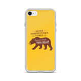 Never Underestimate the power of a Special Needs Papa Bear! iPhone Case