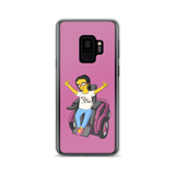 Esperanza From Raising Dion (Yellow Cartoon) Not All Actors Use Stairs Pink Samsung Case