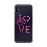 LOVE (for the Special Needs Community) iPhone Case Stacked Design 2 of 3