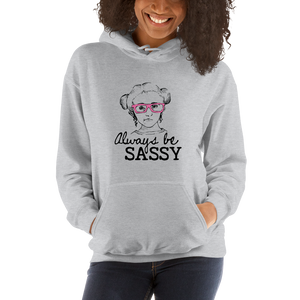 hoodie Always be Sassy Sammi Haney Esperanza Netflix Raising Dion fan wheelchair pink glasses sass disability osteogenesis imperfecta OI
