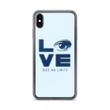 Love Sees No Limits (Halftone Stacked Design, iPhone Case)