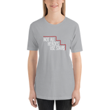 Not All Heroes Use Stairs (Dark Unisex Shirt)