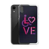 LOVE (for the Special Needs Community) iPhone Case Stacked Design 2 of 3