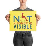 Not All Disabilities are Visible (Poster)