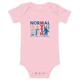 Normal is a Myth (Bigfoot & Loch Ness Monster) Boy's Baby Onesie