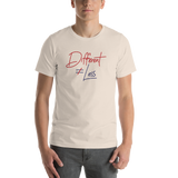 Different Does Not Equal Less (Original Clean Design) Adult Light Color Shirts