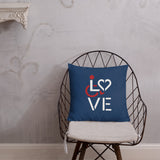 LOVE (for the Special Needs Community) Pillow Stacked Design 1 of 3