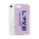 Love Sees No Limits (Halftone Design, iPhone Case)