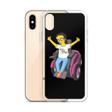 Esperanza From Raising Dion (Yellow Cartoon) Not All Actors Use Stairs Black iPhone Case
