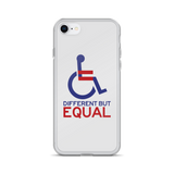 Different but Equal (Disability Equality Logo) iPhone Case