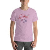 Different Does Not Equal Less (Original Clean Design) Adult Light Color Shirts