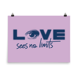 Love Sees No Limits (Halftone Design, Poster)