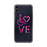 LOVE (for the Special Needs Community) iPhone Case Stacked Design 2 of 3