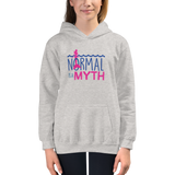 Normal is a Myth (Mermaid) Kid's Hoodie
