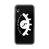 See the Person, Not the Disability (Eyelash Design) Black iPhone Case