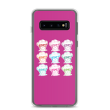 Samsung case 9 Different Colored Faces of Sammi Haney Esperanza Netflix Raising Dion fan sassy wheelchair pink glasses disability osteogenesis imperfecta OI