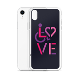 LOVE (for the Special Needs Community) iPhone Case Stacked Design 2 of 3
