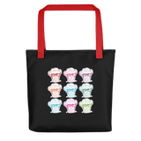 Sammi Haney (Esperanza - Raising Dion) 9 Faces Tote Bag Black