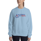 Different but Equal (Disability Equality Logo) Design 2 Sweatshirt