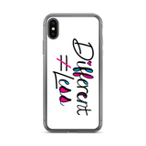 Different Does Not Equal Less (As Seen On Netflix’s Raising Dion) White iPhone Case