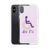 See Me (Not My Disability) White iPhone Case