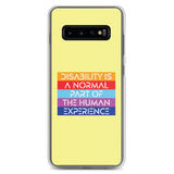 Disability is a Normal Part of the Human Experience (Pattern) Samsung Case