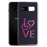 LOVE (for the Special Needs Community) Samsung Case Stacked Design 2 of 3