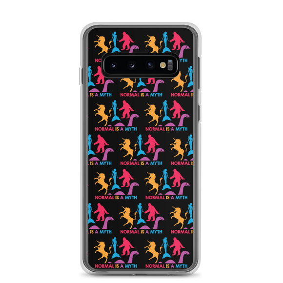 Normal is a Myth (Bigfoot, Mermaid, Unicorn & Loch Ness Monster Pattern) Samsung Case