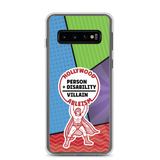 Hollywood Ableism: Person + Disability = Villain (Samsung Case Comic Pattern)