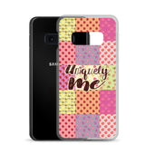 Uniquely Me Floral Pattern Samsung Case