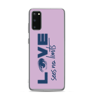 Samsung case love sees no limits halftone eye luv heart disability special needs expectations future
