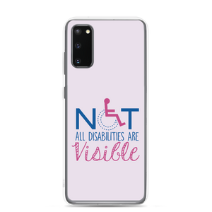 Samsung phone case not all disabilities are visible invisible disabilities hidden non-visible unseen mental disabled Psychiatric neurological chronic