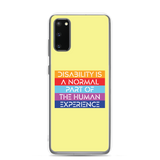 Disability is a Normal Part of the Human Experience (Pattern) Samsung Case