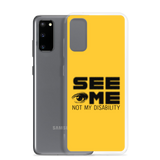 See Me Not My Disability (Halftone) Samsung Case