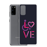 LOVE (for the Special Needs Community) Samsung Case Stacked Design 2 of 3