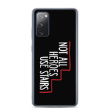 Not All Heroes Use Stairs (Black Samsung Case)