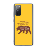 Never Underestimate the power of a Special Needs Papa Bear! Samsung Case
