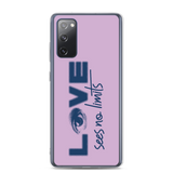 Love Sees No Limits (Halftone Design, Samsung Case)