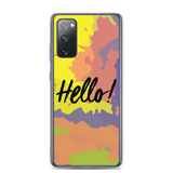 Hello! (Friendly) Colorful Samsung Case