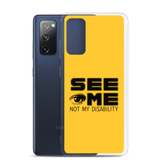 See Me Not My Disability (Halftone) Samsung Case