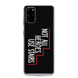 Not All Heroes Use Stairs (Black Samsung Case)