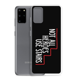 Not All Heroes Use Stairs (Black Samsung Case)