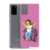 Esperanza From Raising Dion (Yellow Cartoon) Not All Actors Use Stairs Pink Samsung Case