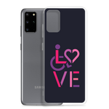 LOVE (for the Special Needs Community) Samsung Case Stacked Design 2 of 3